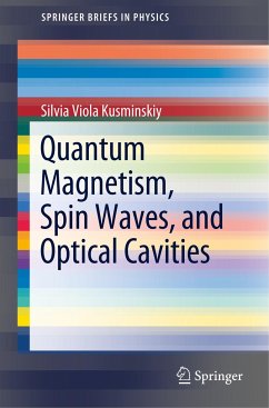 Quantum Magnetism, Spin Waves, and Optical Cavities - Viola Kusminskiy, Silvia