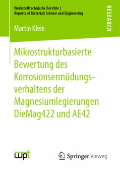 Mikrostrukturbasierte Bewertung des Korrosionsermüdungsverhaltens der Magnesiumlegierungen DieMag422 und AE42 - Klein, Martin