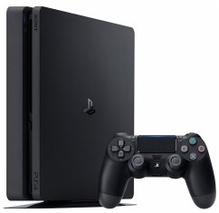 Playstation 4 Slim Konsole 500GB Jet Black