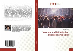 Vers une société inclusive, questions préalables - Bruchon, Yves