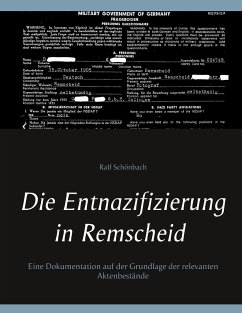 Die Entnazifizierung in Remscheid - Schönbach, Ralf