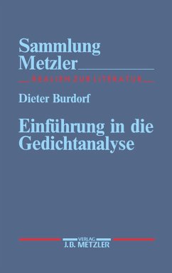 Einführung in die Gedichtanalyse (eBook, PDF) - Burdorf, Dieter