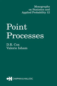 Point Processes (eBook, PDF) - Cox, D. R.; Isham, Valerie