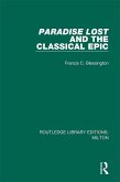 Paradise Lost and the Classical Epic (eBook, PDF)