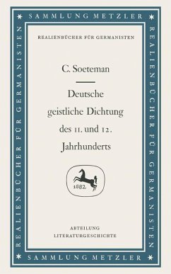 Deutsche geistliche Dichtung des 11. und 12. Jahrhunderts (eBook, PDF) - Soeteman, C.