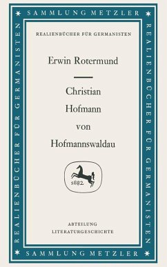 Christian Hofmann von Hofmannswaldau (eBook, PDF) - Rotermund, Erwin