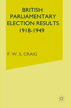 Cover British Parliamentary Election Results 1918-49 (eBook, PDF)