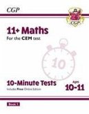 11+ CEM 10-Minute Tests: Maths - Ages 10-11 Book 1 (with Online Edition)