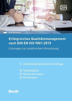 Erfolgreiches Qualitätsmanagement nach DIN EN ISO 9001:2015 (eBook, PDF) - Reimann, Grit