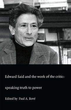 Edward Said and the Work of the Critic (eBook, PDF)