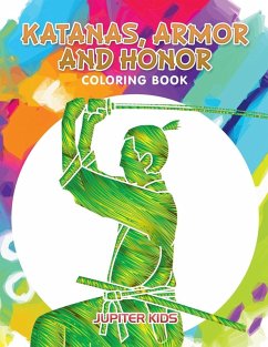 Cover Katanas, Armor and Honor Coloring Book
