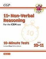 11+ CEM 10-Minute Tests: Non-Verbal Reasoning - Ages 10-11 Book 2 (with Online Edition) - CGP Books