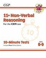 11+ CEM 10-Minute Tests: Non-Verbal Reasoning - Ages 8-9 (with Online Edition) - CGP Books