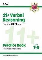 11+ CEM Verbal Reasoning Practice Book & Assessment Tests - Ages 7-8 (with Online Edition) - CGP Books