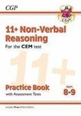 11+ CEM Non-Verbal Reasoning Practice Book & Assessment Tests - Ages 8-9 (with Online Edition)