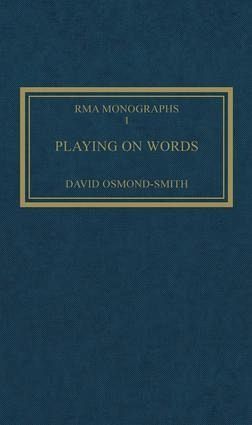 Playing on Words Playing on Words