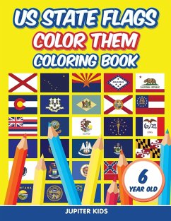 US State Flags - Color Them - Jupiter Kids