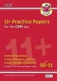 11+ CEM Practice Papers: Ages 10-11 - Pack 4 (with Parents' Guide & Online Edition)