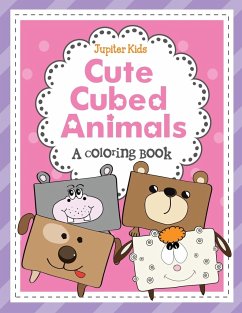 Cute Cubed Animals (A Coloring Book) - Jupiter Kids