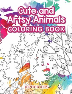 Cute and Artsy Animals Coloring Book - Jupiter Kids