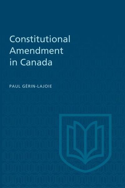 Constitutional Amendment in Canada (eBook, PDF)