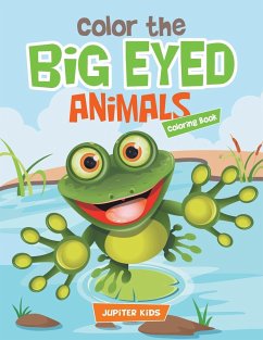 Color the Big Eyed Animals Coloring Book - Jupiter Kids