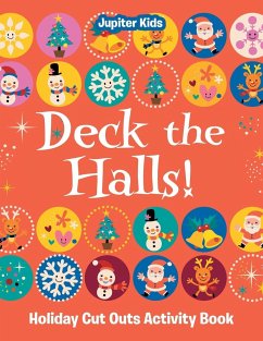 Deck the Halls! Holiday Cut Outs Activity Book - Jupiter Kids