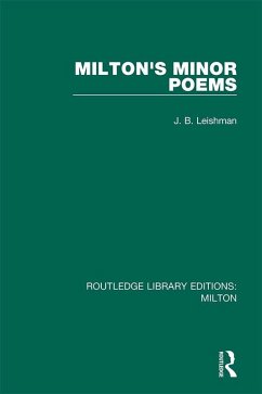 Cover Milton's Minor Poems (eBook, ePUB)