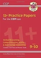 11+ CEM Practice Papers - Ages 9-10 (with Parents' Guide & Online Edition) - Cgp Books