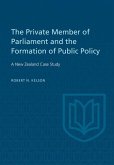 The Private Member of Parliament and the Formation of Public Policy (eBook, PDF)