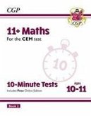 11+ CEM 10-Minute Tests: Maths - Ages 10-11 Book 2 (with Online Edition)