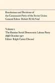 Resolutions and Decisions of the Communist Party of the Soviet Union Volume 1 (eBook, PDF)