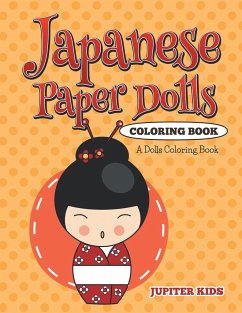 Japanese Paper Dolls Coloring Book - Jupiter Kids