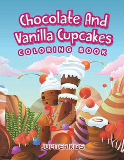 Chocolate And Vanilla Cupcakes Coloring Book - Jupiter Kids