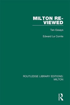 Milton Re-viewed (eBook, ePUB) - Le Comte, Edward
