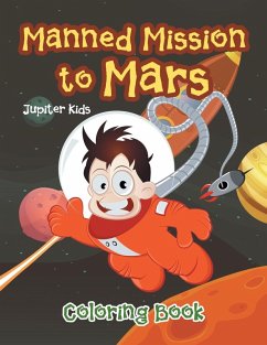 Cover Manned Mission to Mars Coloring Book