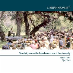Simplicity cannot be found unless one is free inwardly (MP3-Download) - Krishnamurti, Jiddu