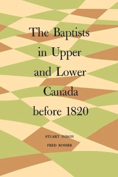 Cover The Baptists in Upper and Lower Canada before 1820 (eBook, PDF)