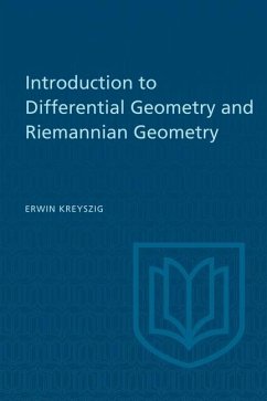 Introduction to Differential Geometry and Riemannian Geometry (eBook, PDF) - Kreyszig, Erwin