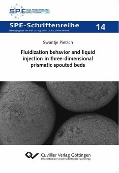 Cover Fluidization behavior and liquid injection in three-dimensional prismatic spouted beds (eBook, PDF)