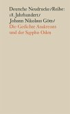 Die Gedichte Anakreons und der Sappho Oden (eBook, PDF)