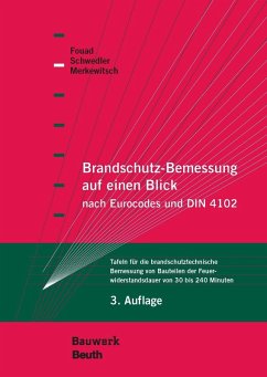 Brandschutz-Bemessung auf einen Blick nach Eurocodes und DIN 4102 (eBook, PDF) - Fouad, Nabil A.; Merkewitsch, Thomas; Schwedler, Astrid