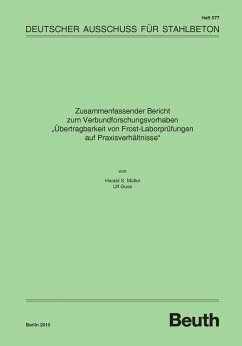 Übertragbarkeit von Frost-Laborprüfungen auf Praxisverhältnisse (eBook, PDF) - Guse, Ulf; Müller, Harald S.
