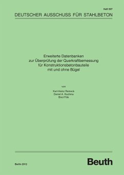 Cover Erweiterte Datenbanken zur Überprüfung der Querkraftbemessung für Konstruktionsbetonbauteile mit und ohne Bügel (eBook, PDF)