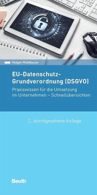 EU-Datenschutz-Grundverordnung (DSGVO) (eBook, PDF) - Mühlbauer, Holger