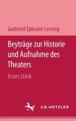 Cover Beyträge zur Historie und Aufnahme des Theaters (eBook, PDF)