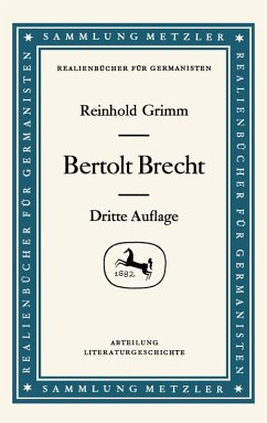 Bertolt Brecht (eBook, PDF) - Grimm, Reinhold
