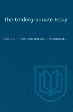 Cover The Undergraduate Essay (eBook, PDF)