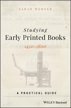Studying Early Printed Books, 1450-1800 (eBook, ePUB) - Werner, Sarah