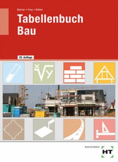 Cover Tabellenbuch Bau